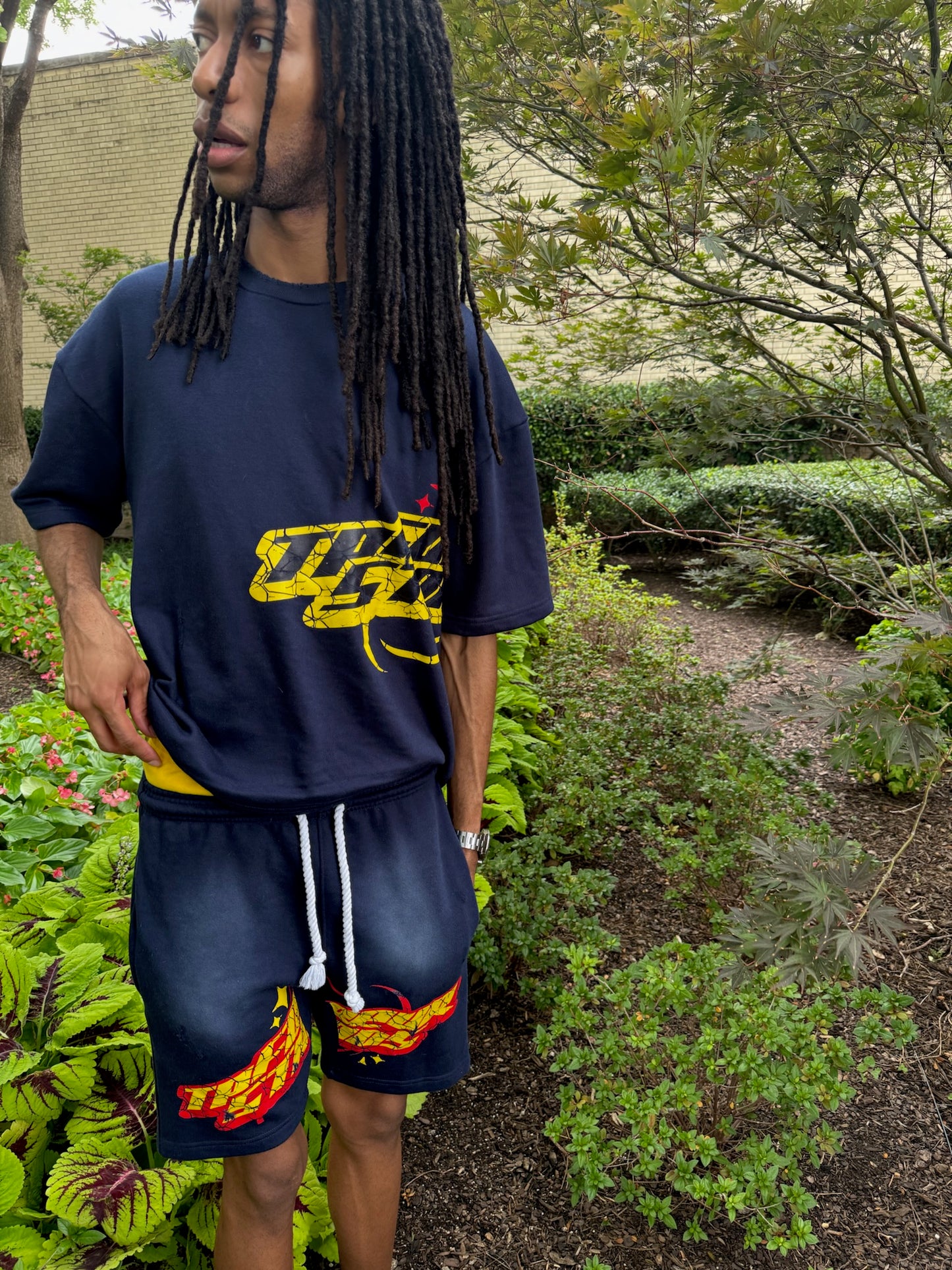 Battle Superhero Set (Navy/Yellow)