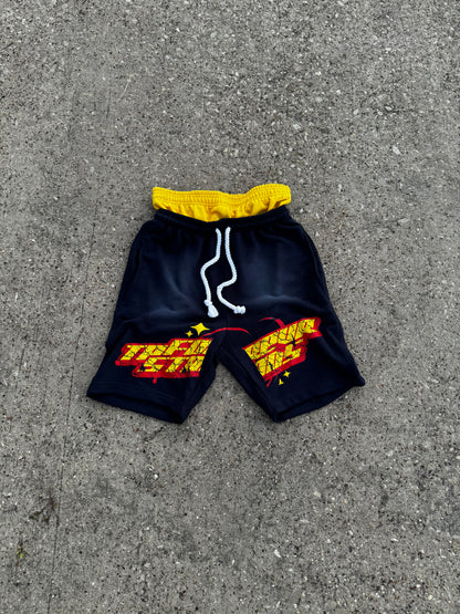 Battle Superhero Double Waisted Shorts