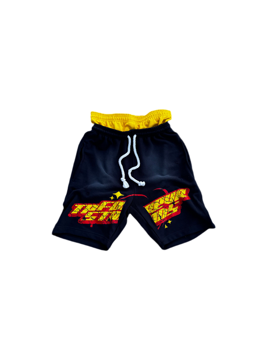 Battle Superhero Double Waisted Shorts