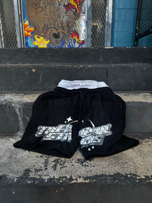 Battle Supervillain Shorts (Black/white)