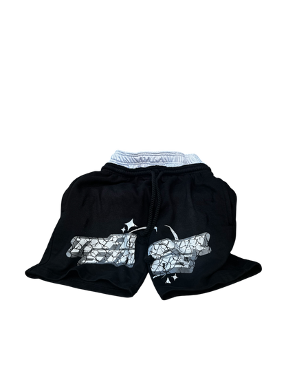 Battle Supervillain Shorts (Black/white)