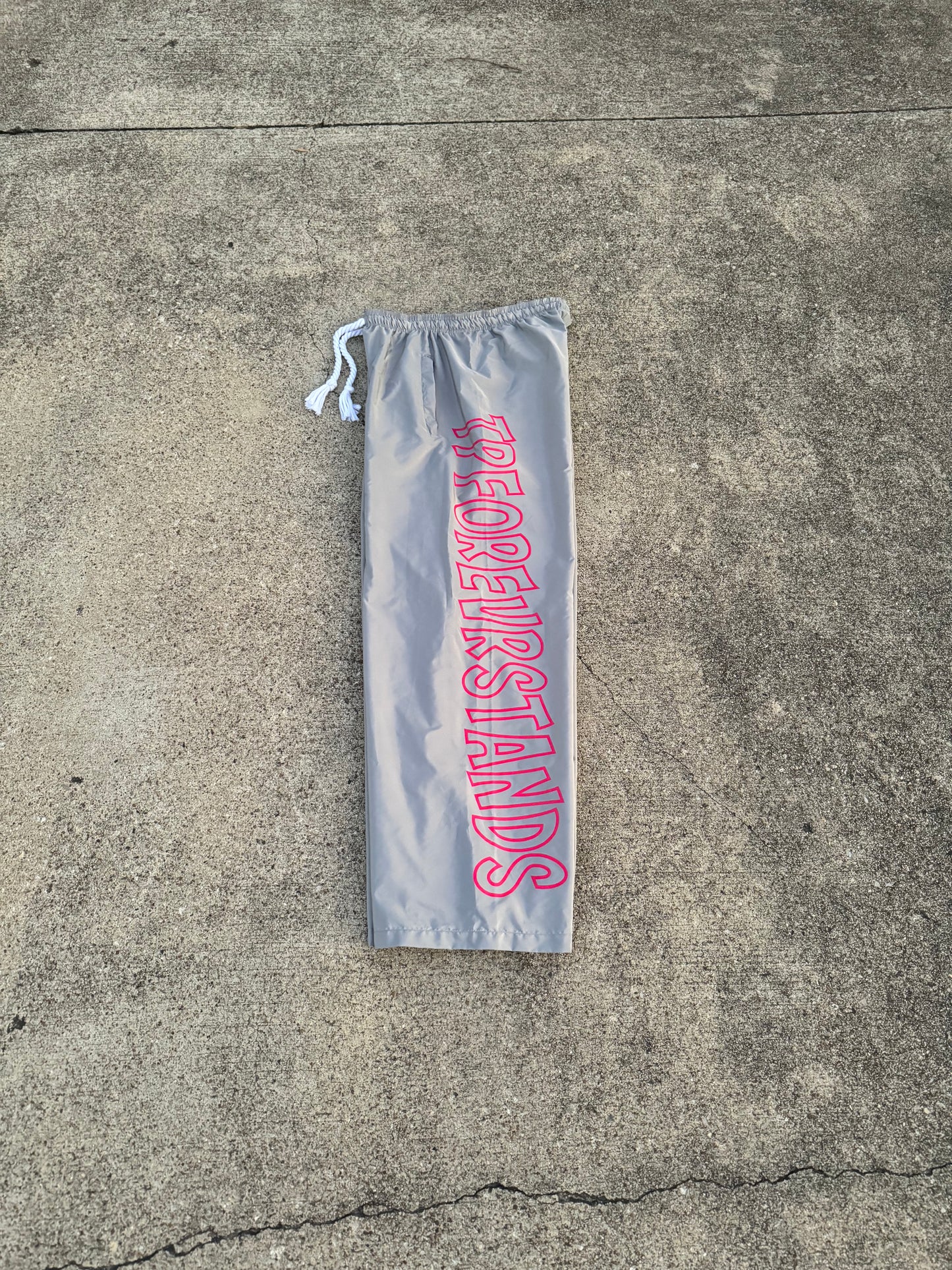 Pink Tpforevrstands Letter Pants