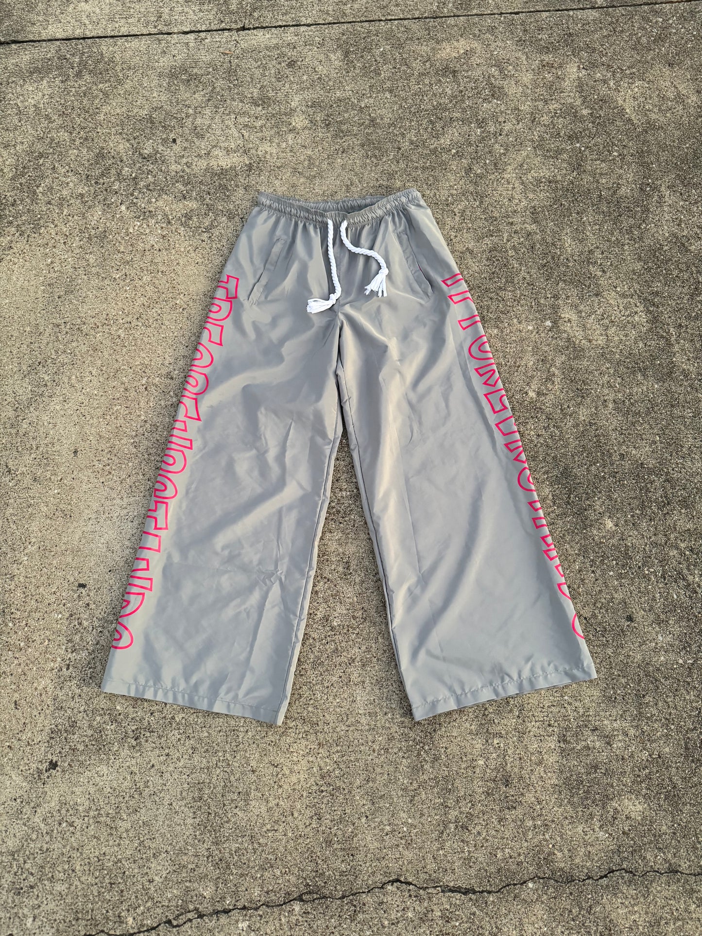 Pink Tpforevrstands Letter Pants