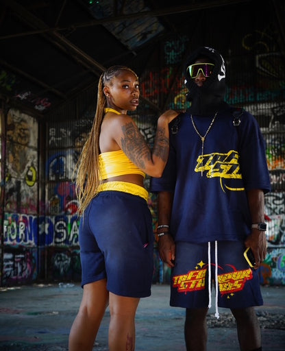 Battle Superhero Set (Navy/Yellow)