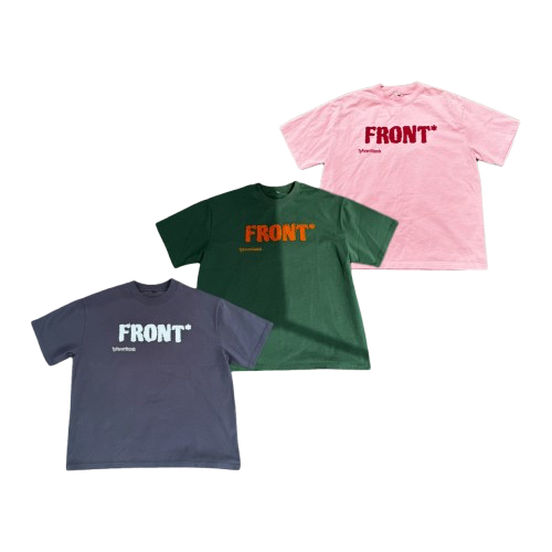 3 PACK FRONT* Tee